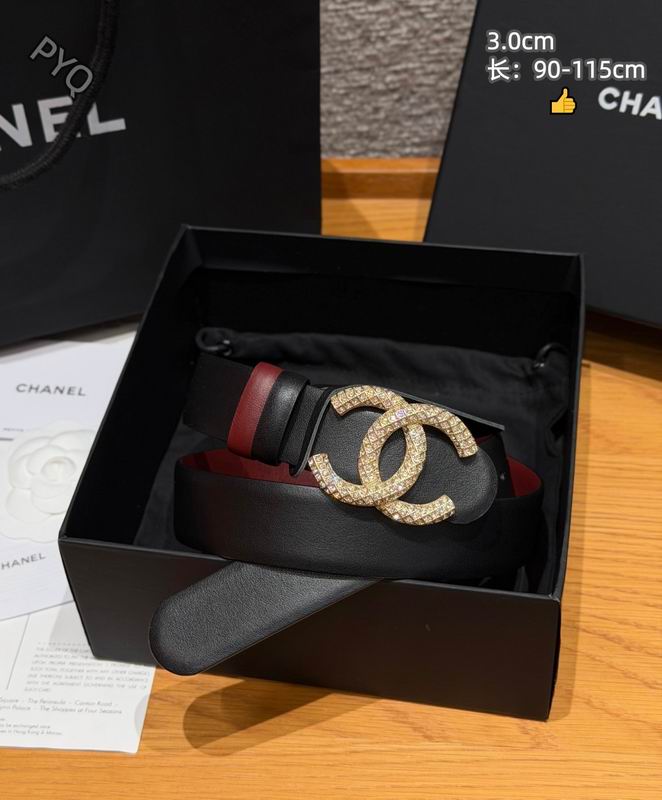 Chanel belt 30mmX90-115cm 8L47